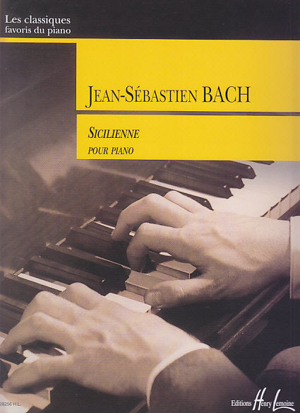 Bach, Sicilienne, Concerto BWV 596 (Lemoine)