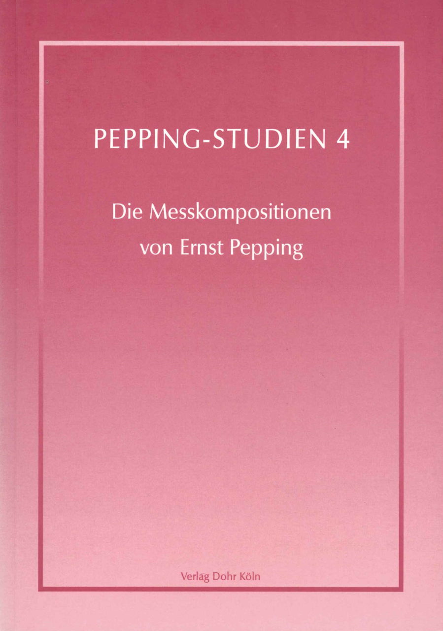 Pepping-Studien 4 (Dohr)