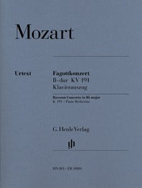 Mozart, Concerto KV 191(186e) in Bb (Henle/Breitkopf)