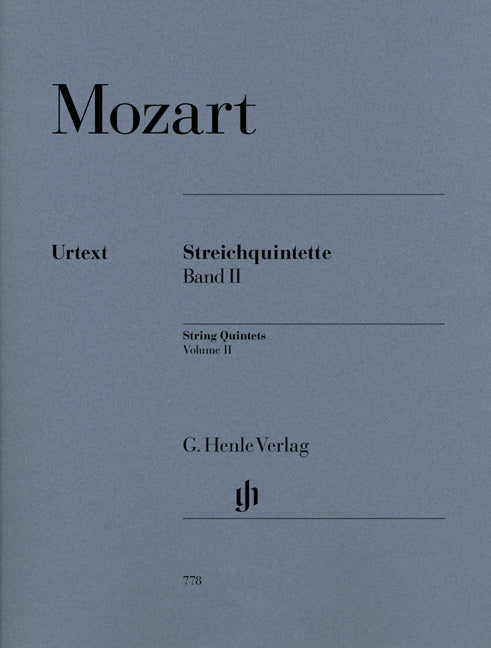 Mozart, Streichquintette 2 (2Vn,2Va,Vc) (Henle)