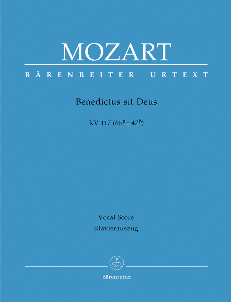 Mozart, Benedictus sit Deus KV 117 (Barenreiter)