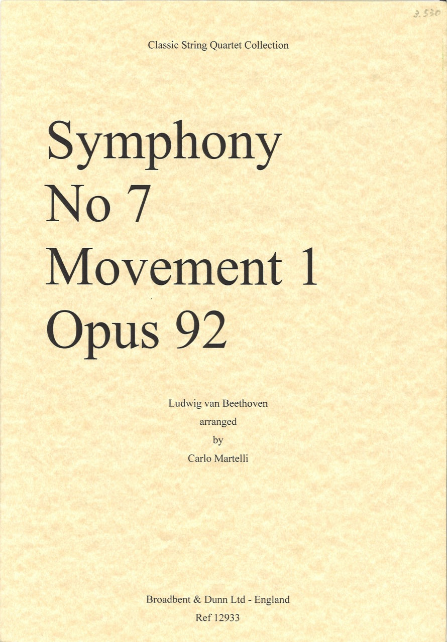 Beethoven, Symphony No. 7, 1st Mvt. (Broadbent & Dunn)