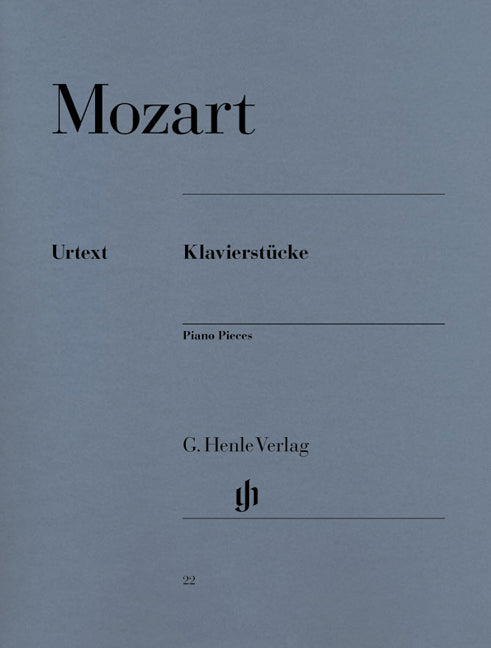 Mozart, Klavierstucke (Scheideler) (Henle)