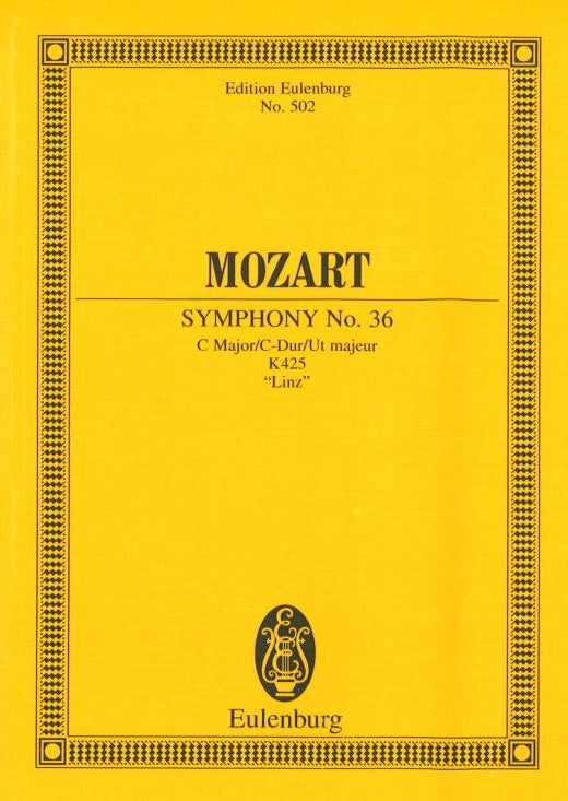 Mozart, Symphony No. 36 KV 425 'Linz' (Eulenburg)