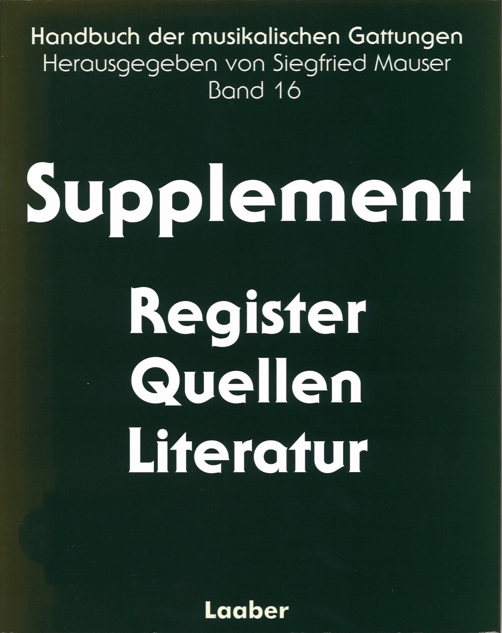 Mauser, Supplement (Laaber)