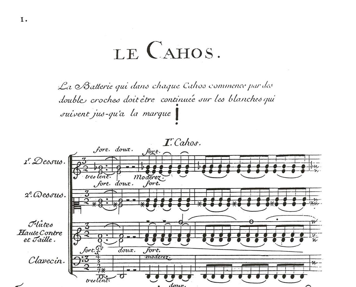 Rebel, Les elements (Score, Facs.) (Walhall)