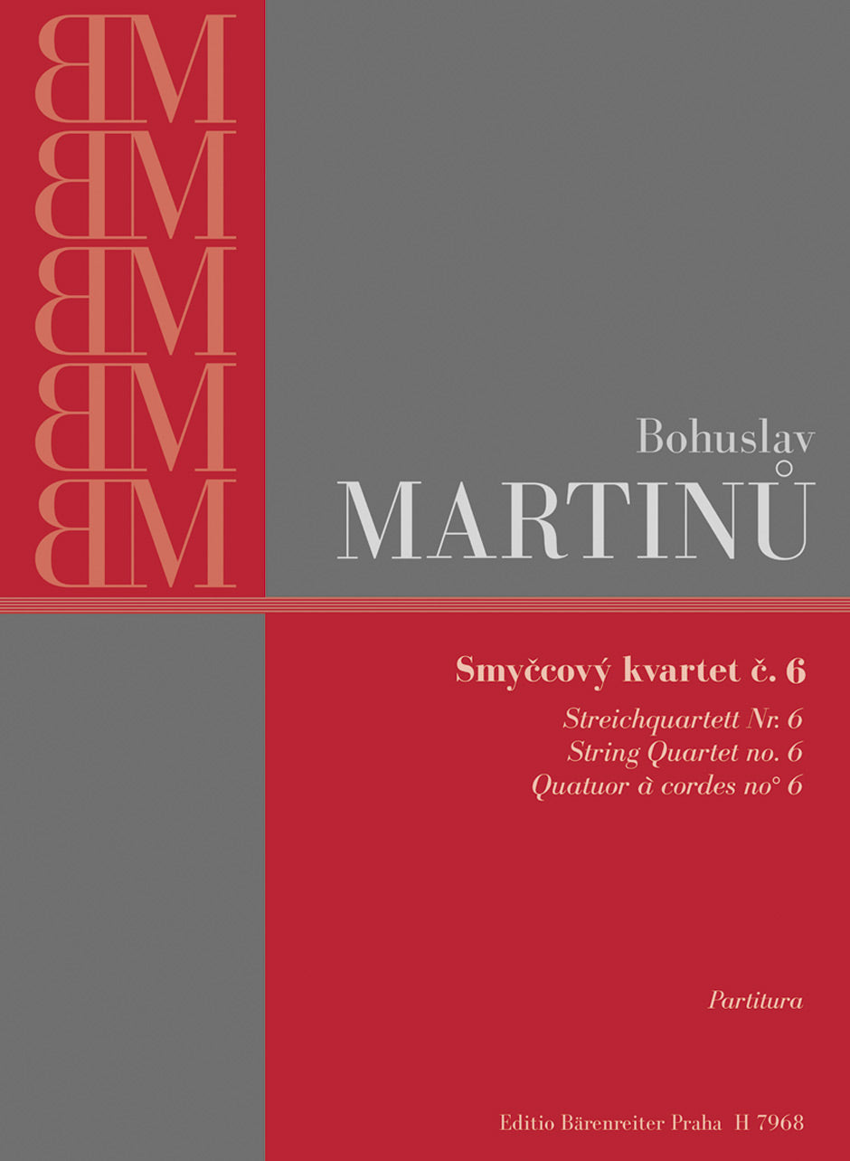 Martinu, String Quartet No. 6, H 312 (Supraphon)