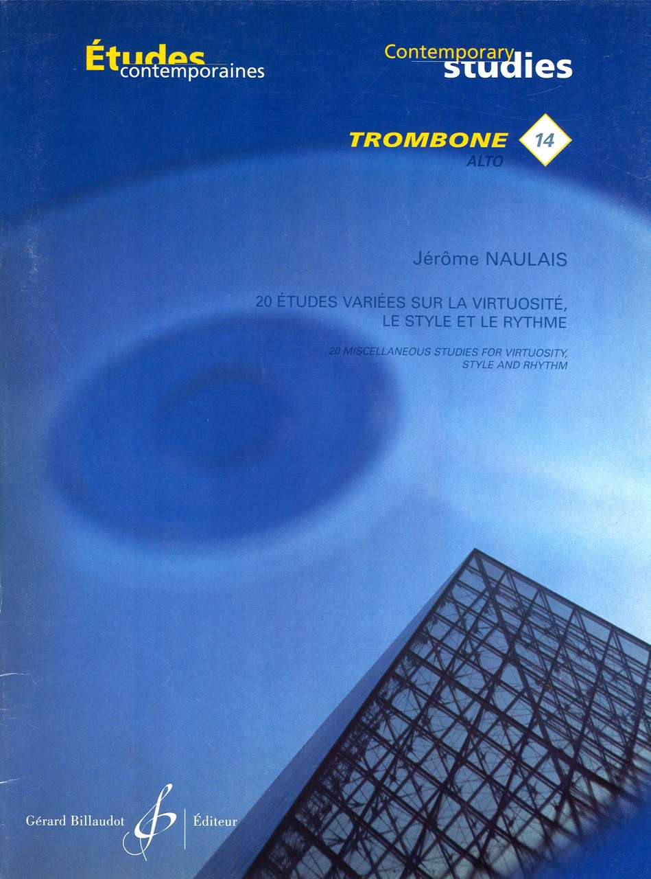 Naulais, 20 Etudes varie (Alto Trombone) (Billaudot)