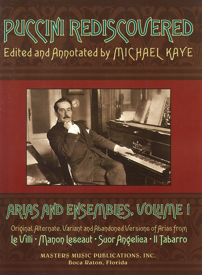 Puccini, Arias & Ensembles 1 (Masters Music)