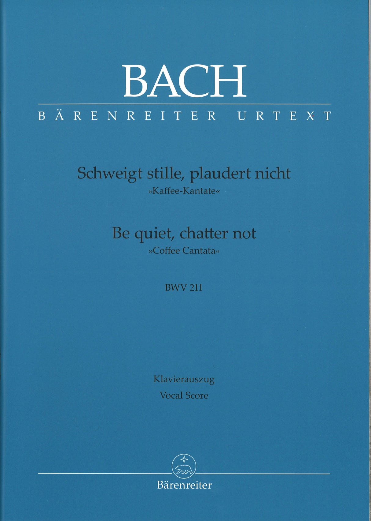 Bach, Kantate Nr.211 'Kafee-' [G/E] (Barenreiter)