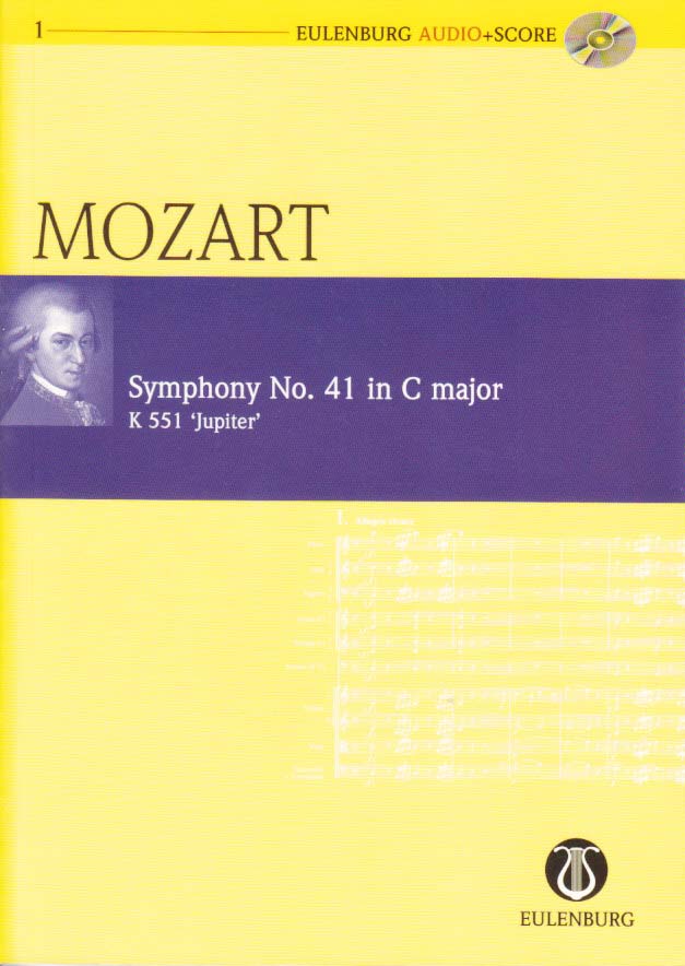 Mozart, Symphony KV 551 in C Jupiter +CD (Eulenburg)