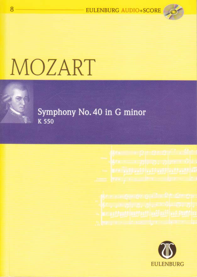Mozart, Symphony KV 550 in g (No. 40)+CD (Eulenburg)