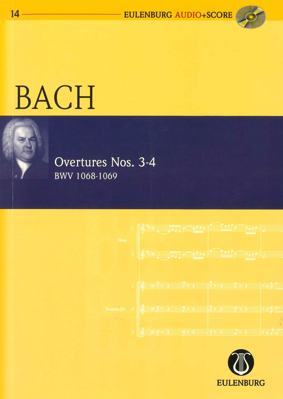Bach, Ouvertures/Suites No. 3-4 (+CD) (Eulenburg)