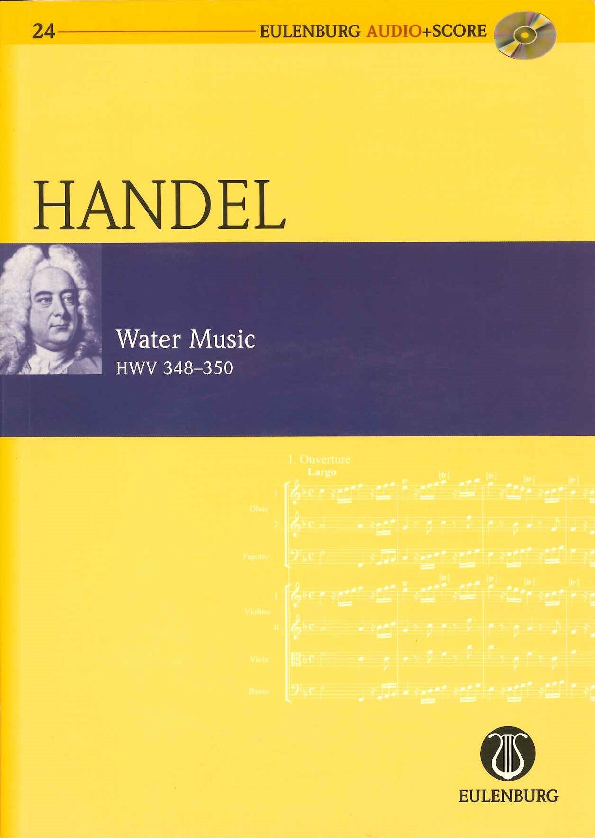Handel, Water Music HWV 348-350(with CD) (Eulenburg)