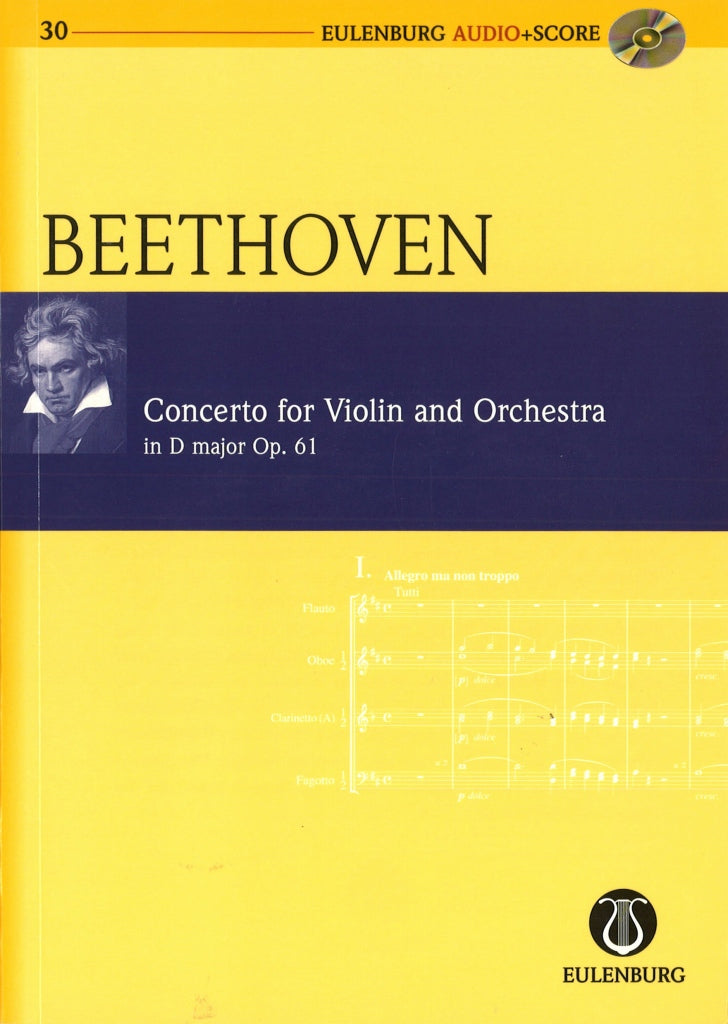 Beethoven, Concerto for Violin (+CD) (Eulenburg)