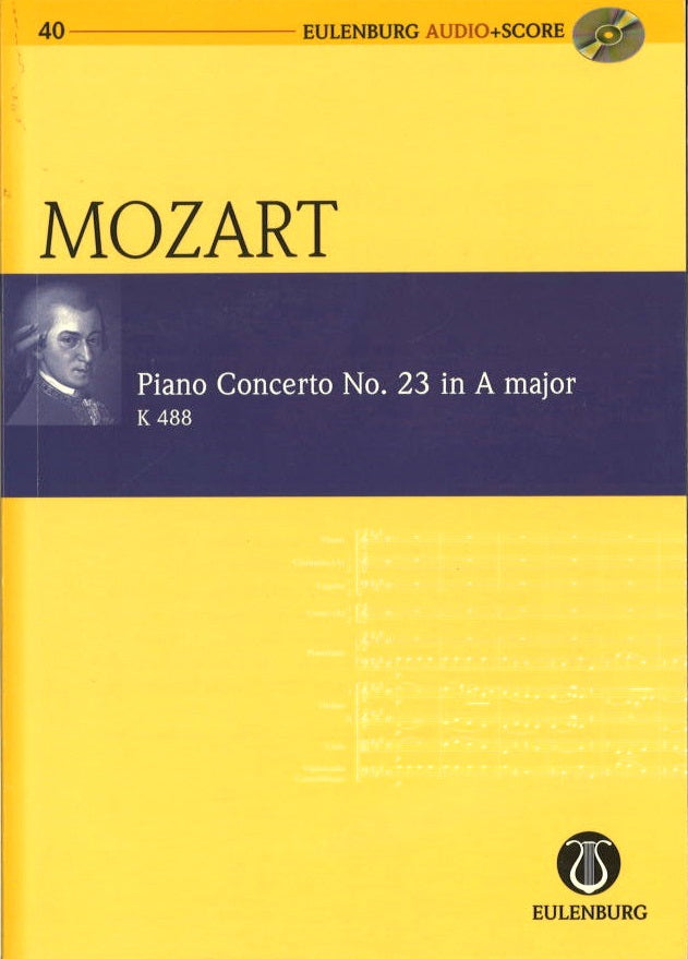 Mozart, Concerto for Piano KV 488 (+CD) (Eulenburg)
