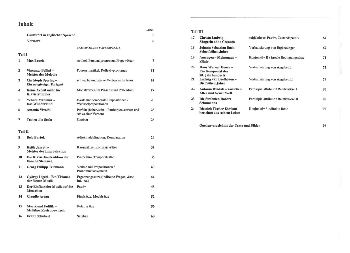 Auftakt Deutsch: Ein Lese- & Ubungsbuch (M. Schladt)