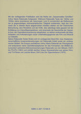 Rabenalt, Schriften zu Operette, Film (Olms)