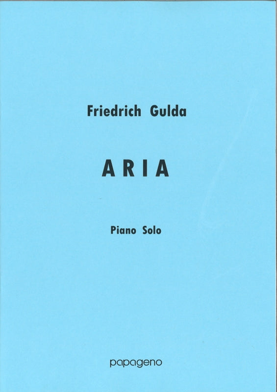 Gulda, Aria: Piano Solo (P. Nova) (Papageno/Weinberger)
