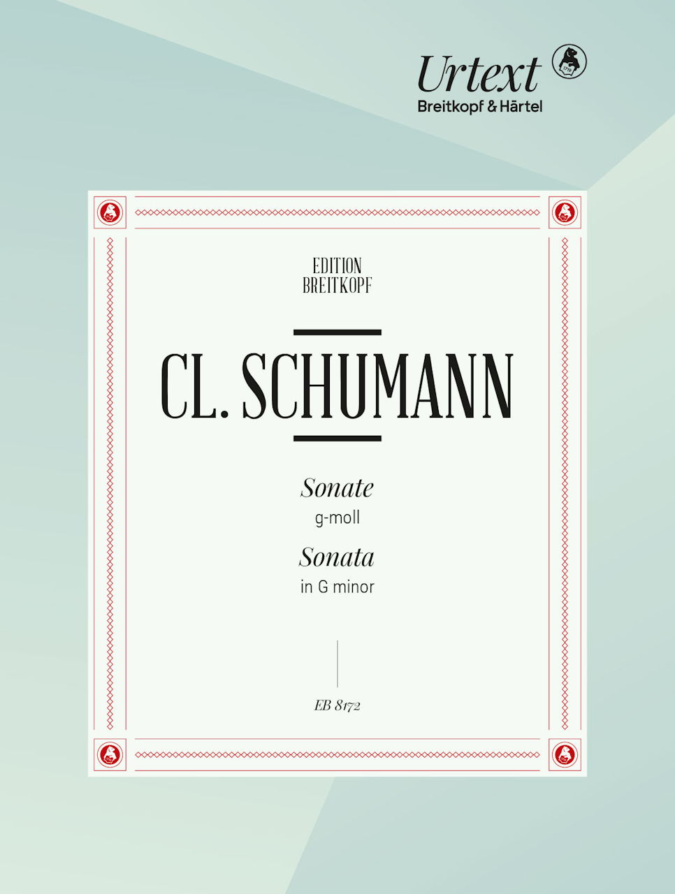 Schumann,C., Sonate g-moll (Breitkopf)