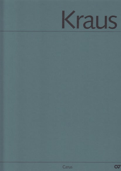 Kraus, Musikalische Werke 6/1 (Carus)