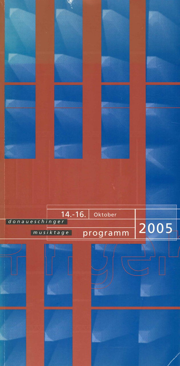 Donaueschinger Musiktage 2005 (Pfau)