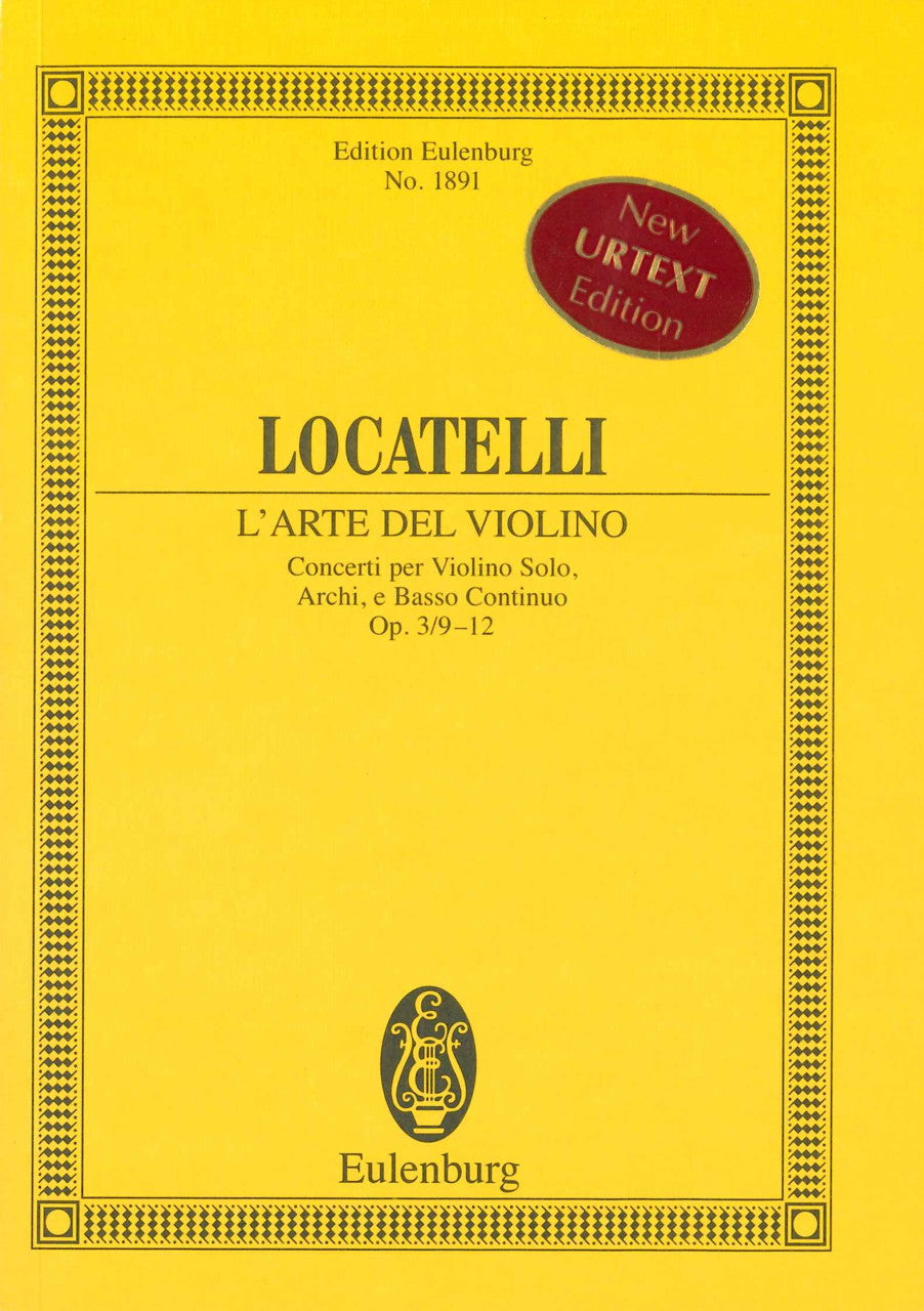 Locatelli, Arte del violino op. 3/9-12 (Eulenburg)