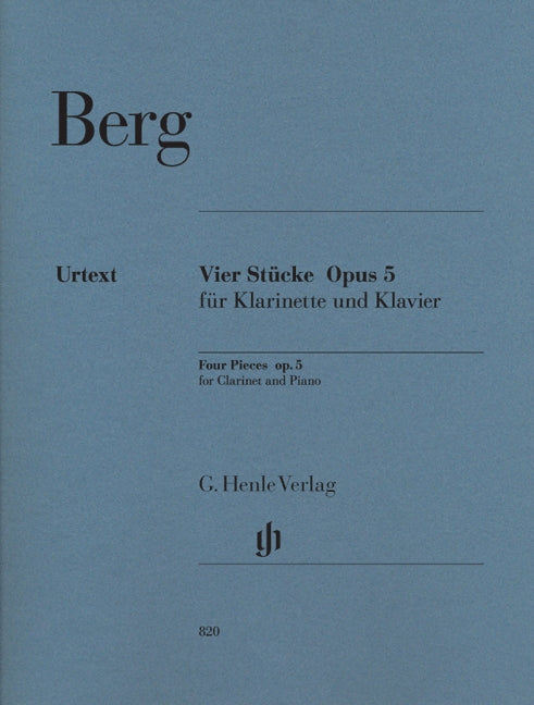 Berg, 4 Stucke op. 5 (Henle)