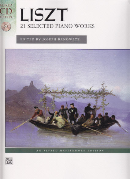 Liszt, 21 Selected Piano Works (with CD) (Alfred)