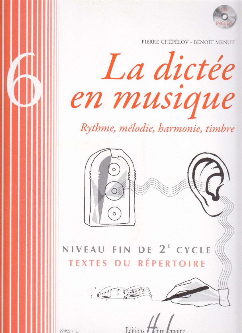 Dictee en musique 6 (+CD) (Lemoine)