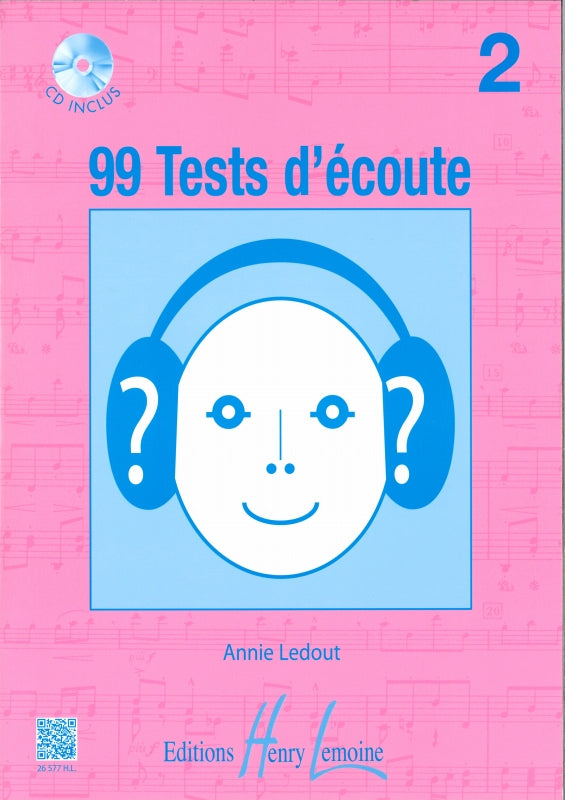 99 Tests d'ecoute 2: Eleve +CD (Lemoine)
