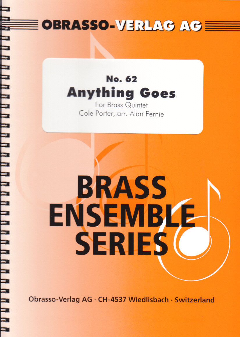 Porter, Anything Goes (Brass Quintet) (Obrasso)