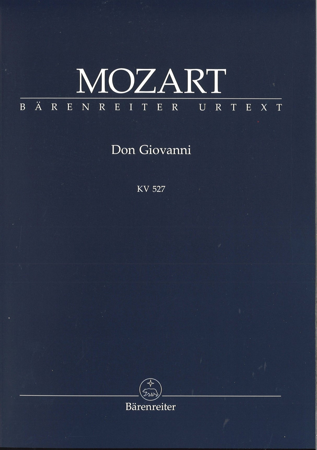 Mozart, Don Giovanni KV 527 (Barenreiter)