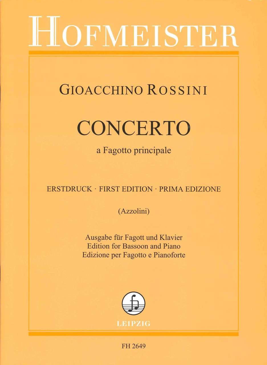 Rossini, Concerto a Fagotto (Hofmeister)