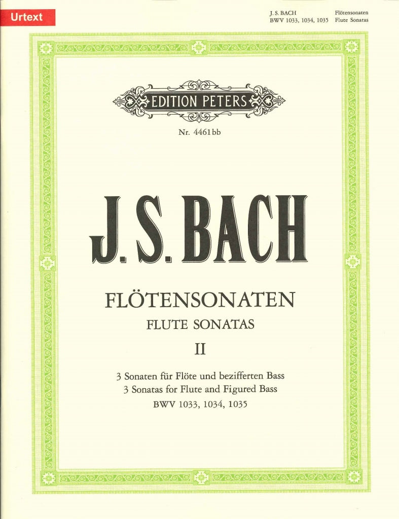 Bach, Sonaten 2: BWV 1033-1035 (Peters)