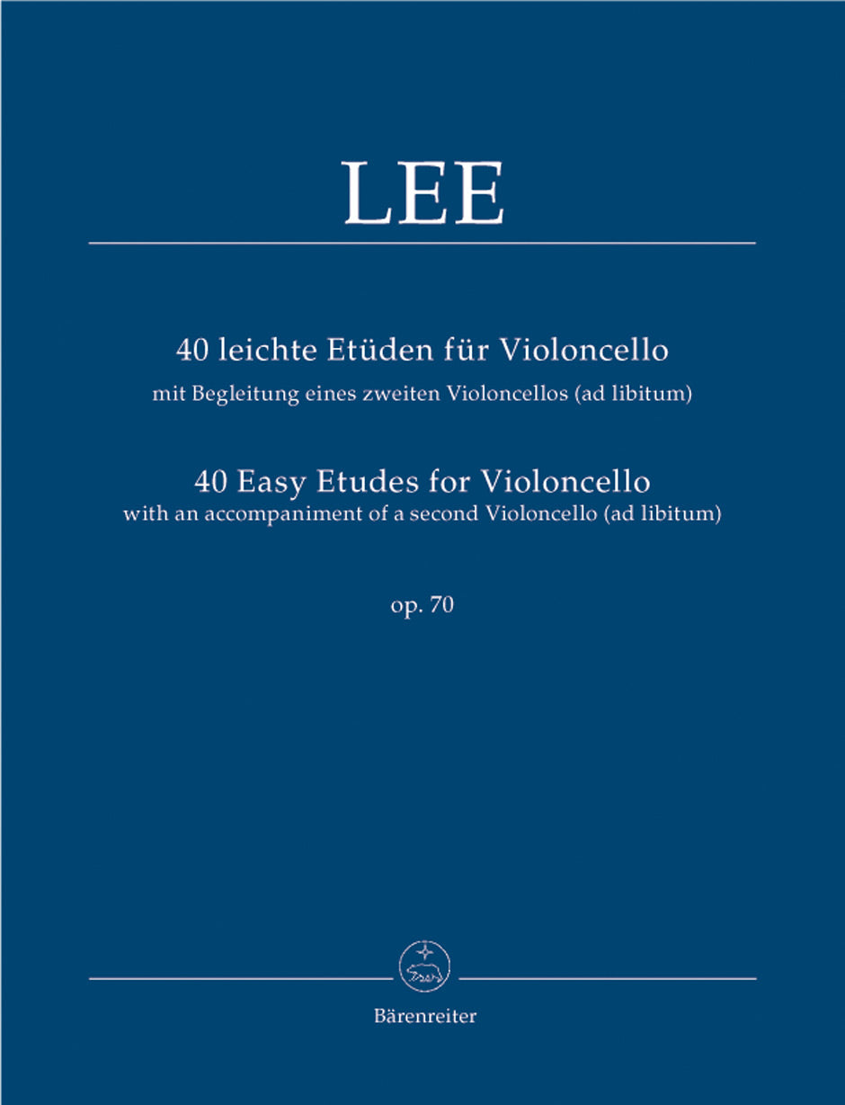 Lee, 40 Leichte Etuden op. 70 (Barenreiter)