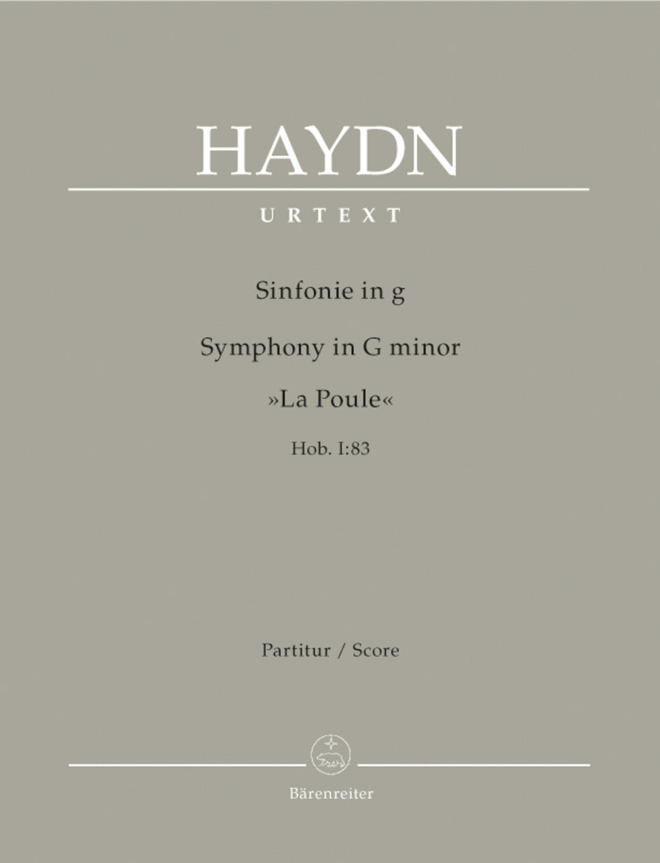 Haydn, Symphony No. 83 Full Score (Barenreiter)