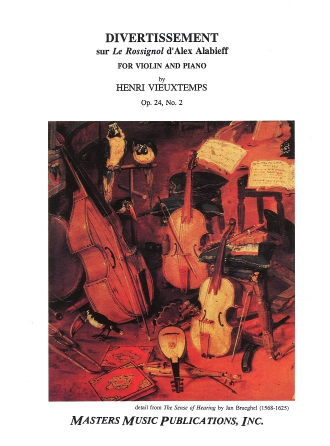 Vieuxtemps, Divertissement 'Rossignol' (Masters Music)