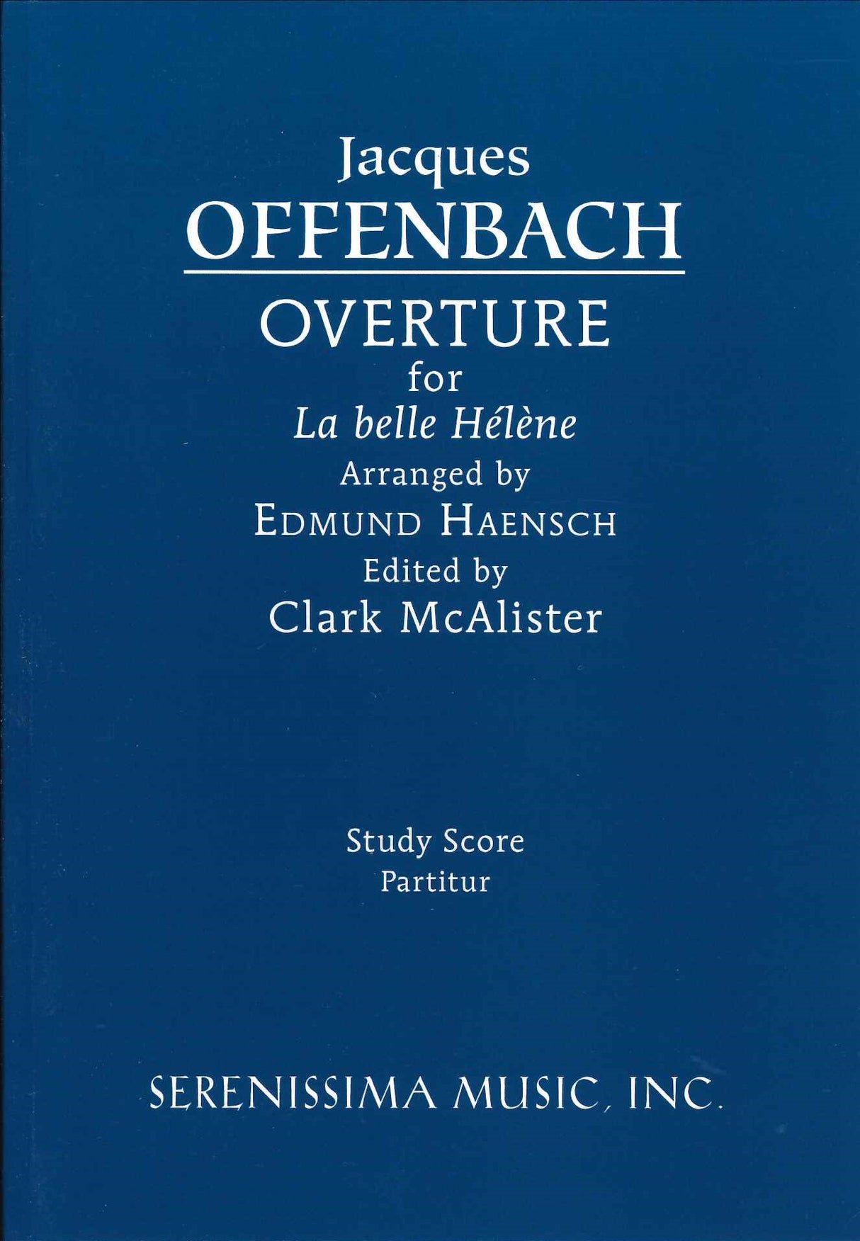Offenbach, Belle Helene, Overture (Masters Music)