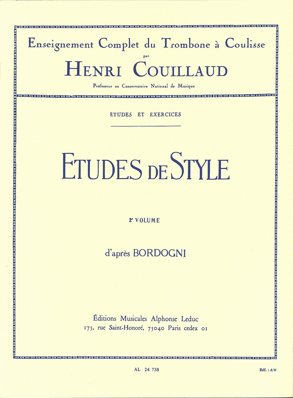 Couillaud, Etudes de style 2 (Leduc)