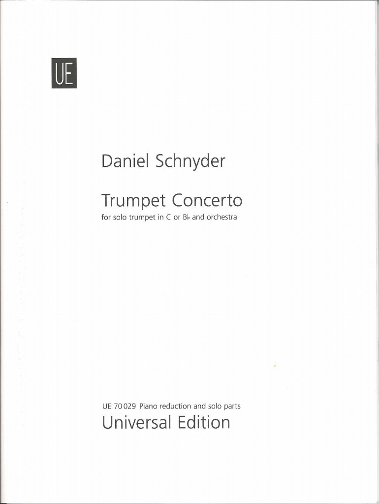 Schnyder, Trumpet Concerto (1998) (Universal)
