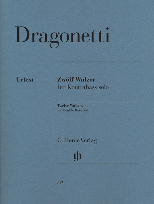 Dragonetti, 12 Walzer (CB Solo) (Henle)