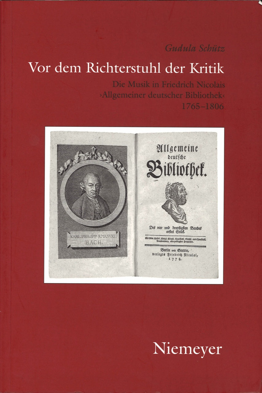 Schutz, Vor dem Richterstuhl der Kritik (Niemeyer)