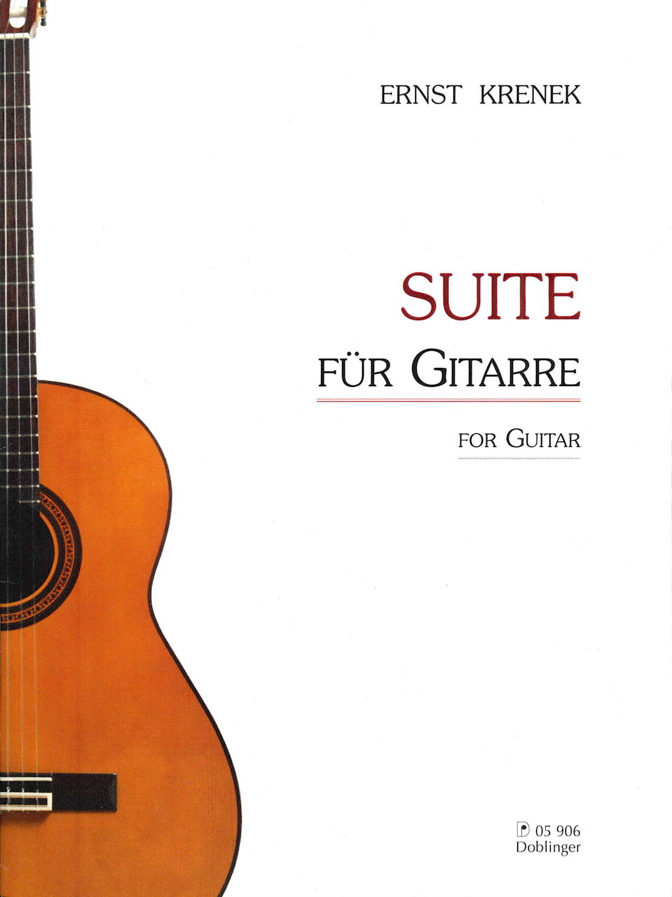 Krenek, Suite fur Gitarre (Doblinger)