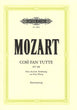 Mozart, Cosi fan tutte KV 588 [G] (Peters)