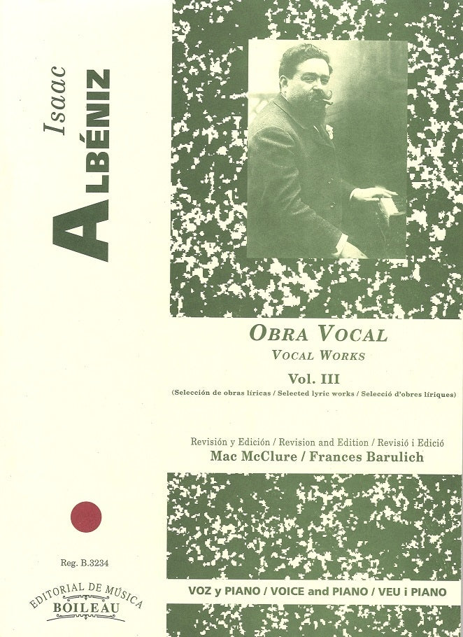 Albeniz, Obra Vocal 3 (Boileau)