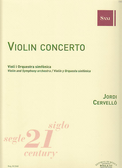 Cervello, Concerto para violin (Boileau)