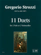 Strozzi, 11 Duets for 2 Viols or 2Vc (Ut Orpheus)