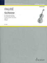 Faure, Sicilienne op. 78 (Kliegel) (Schott)