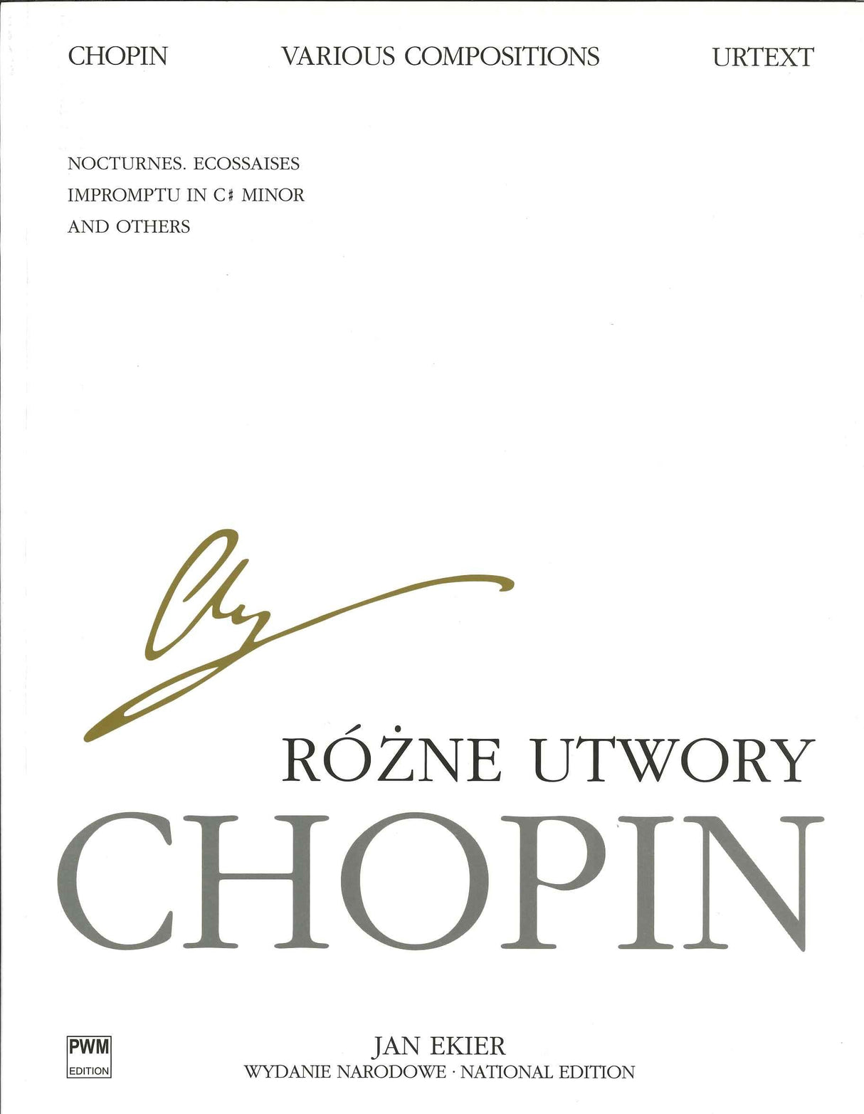 Chopin, B/5 Various Compositions (Ekier) (PWM)